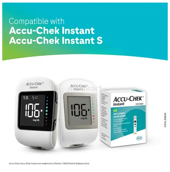 accuchek instant strip 50's